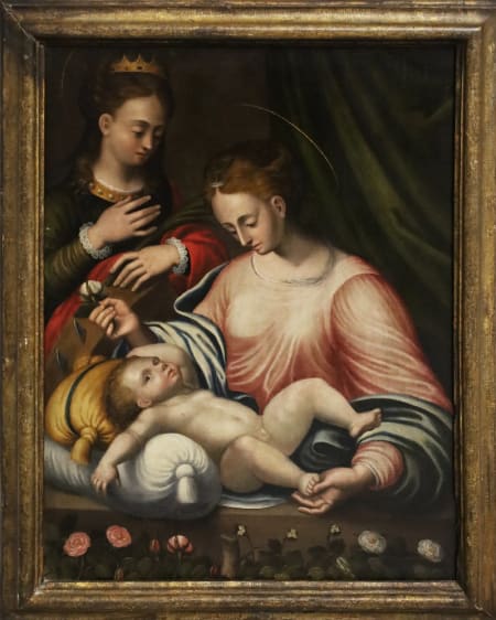Giovan Battista  Trotti — Sposalizio mistico di Santa Caterina